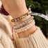 Cristal blanc d'hiver | Argent x Spectre | Bracelet Kikiballa